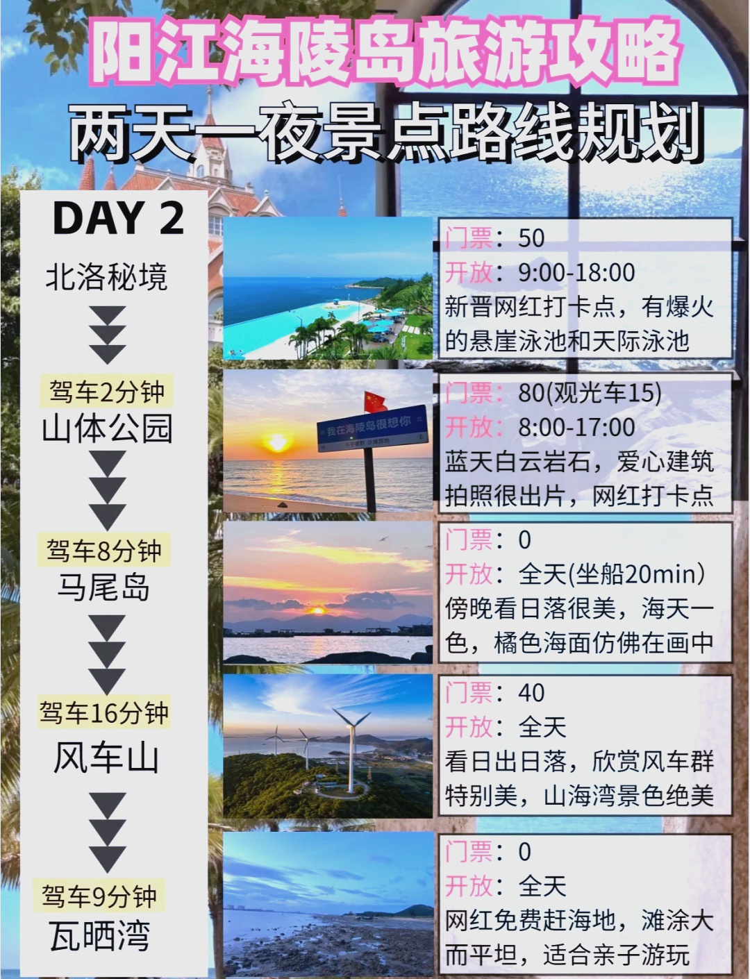 广东省海陵岛自驾游攻略